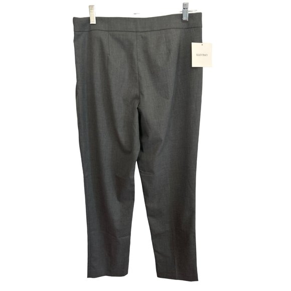 Ellen Tracy Gray Trouser Pants With Side Zipper, Size 6 - Picture 2 of 8